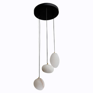 Alabaster Natural Stone Pendant, Creative Pendant Light