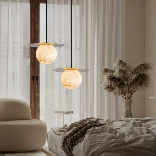 Harper Spanish Alabaster Bedside Pendant