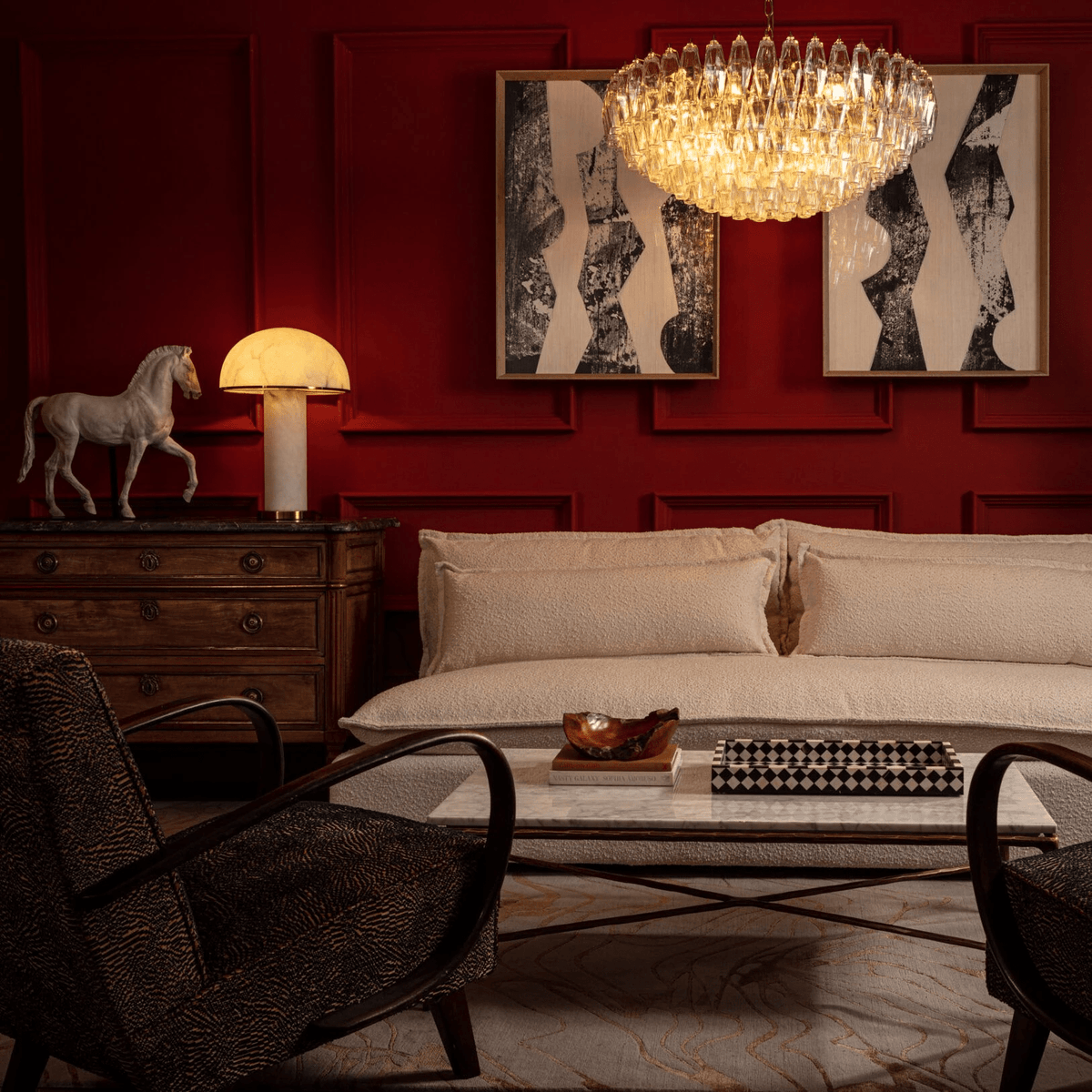 Clear Sorrento Chandelier - Vakkerlight