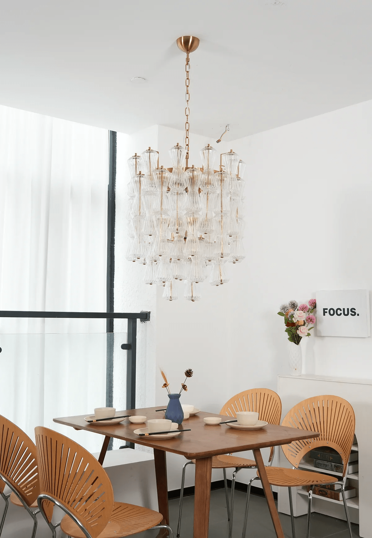 Florenzia Murano Glass Chandelier - Vakkerlight