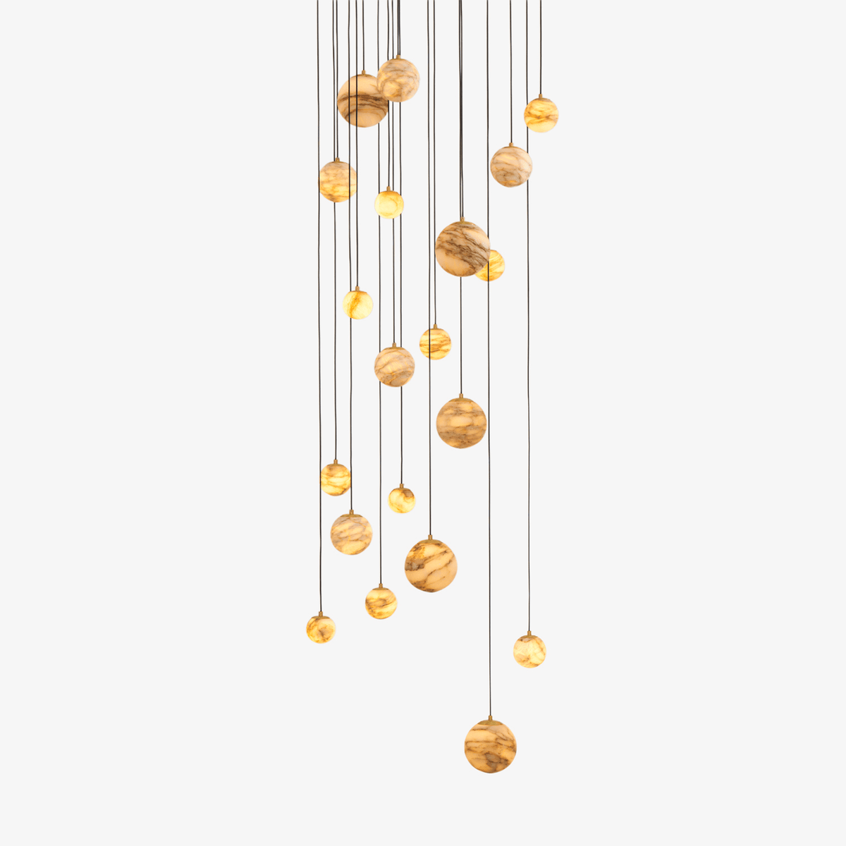 Sultana Alabaster Cluster Chandelier