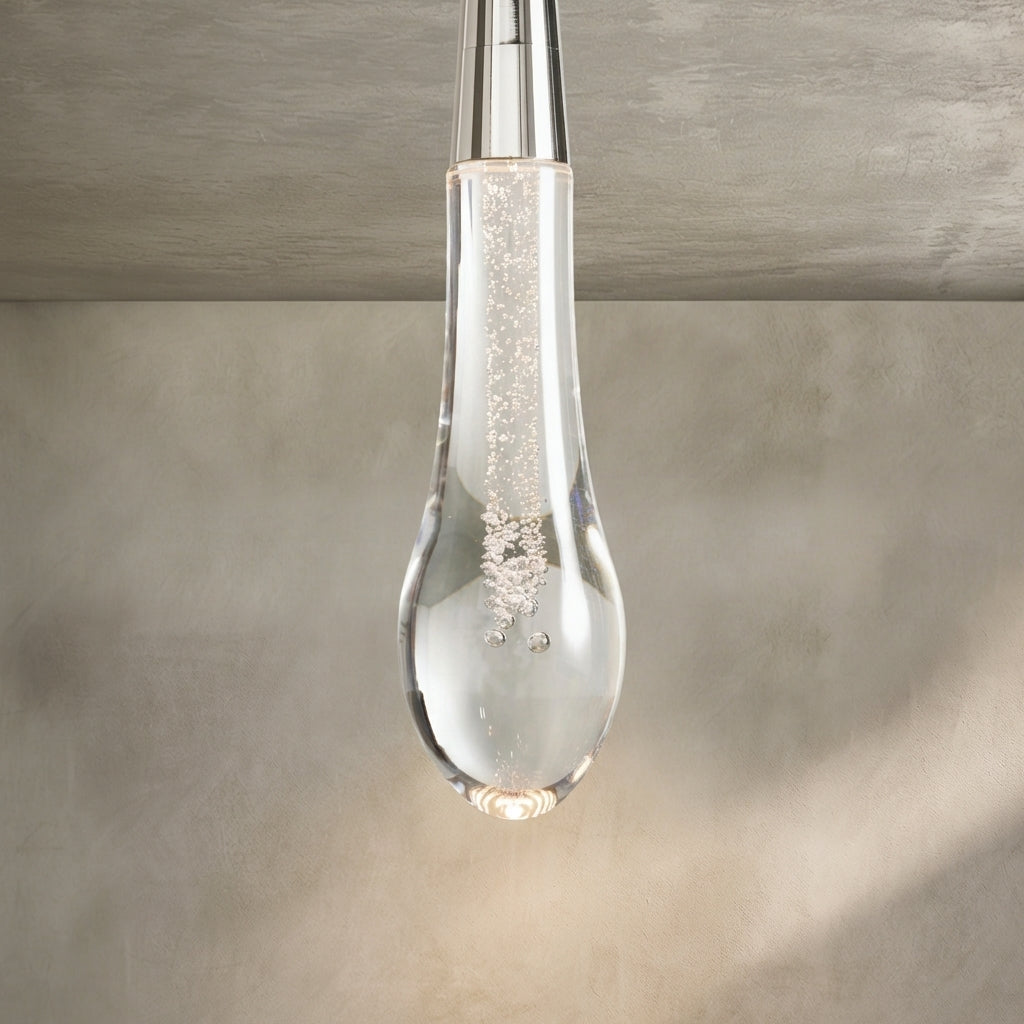 Lamer Lighting Aura 1-Light Linear Pendant 2"W x 2"D x 13.25"H - Background Shot