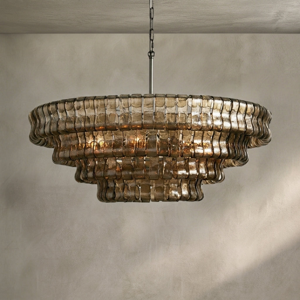 Lamer Lighting Lumina Round Chandelier 24"36"48"60" - Background Shot