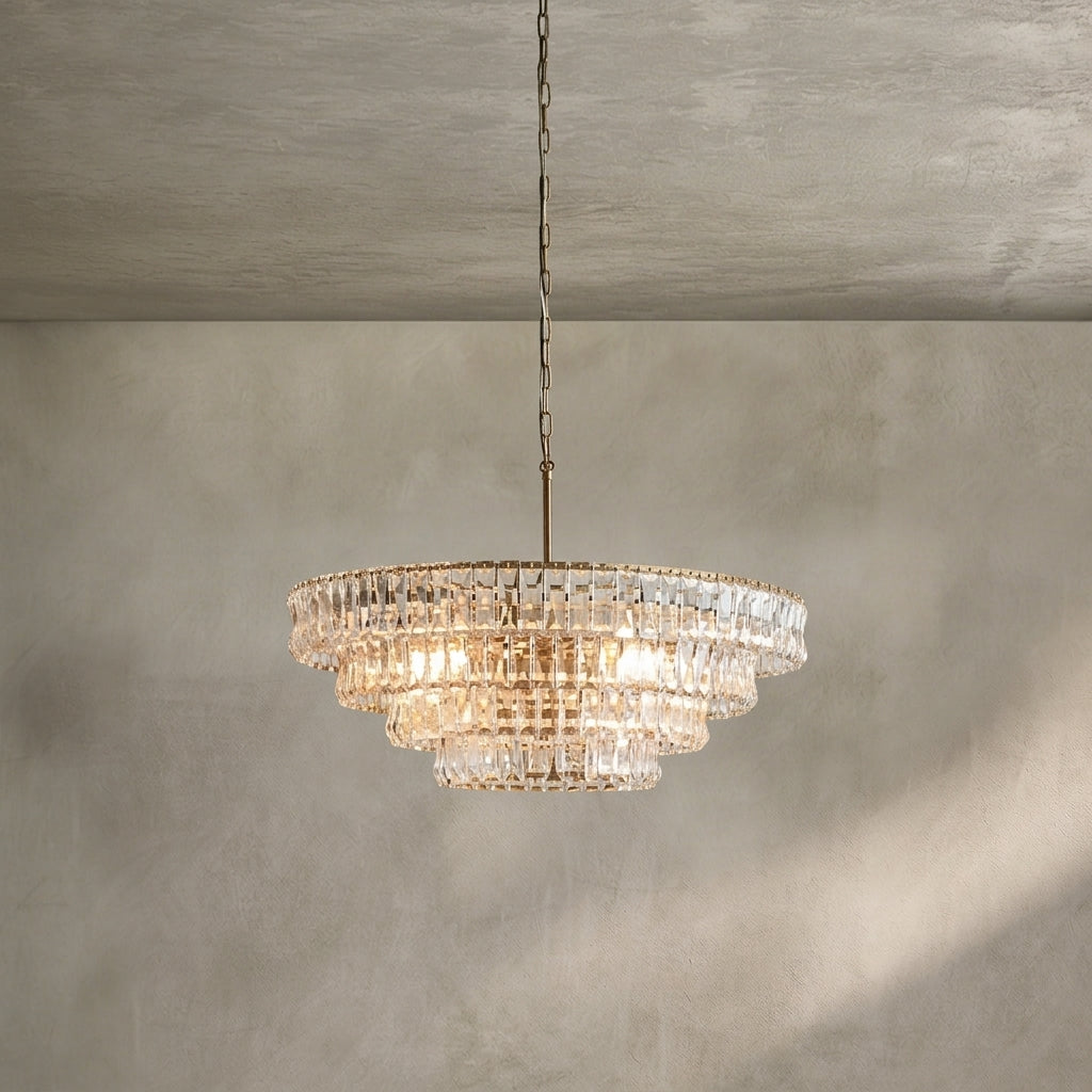 Lamer Lighting Lumina Round Chandelier 24"36"48"60" - Background Shot