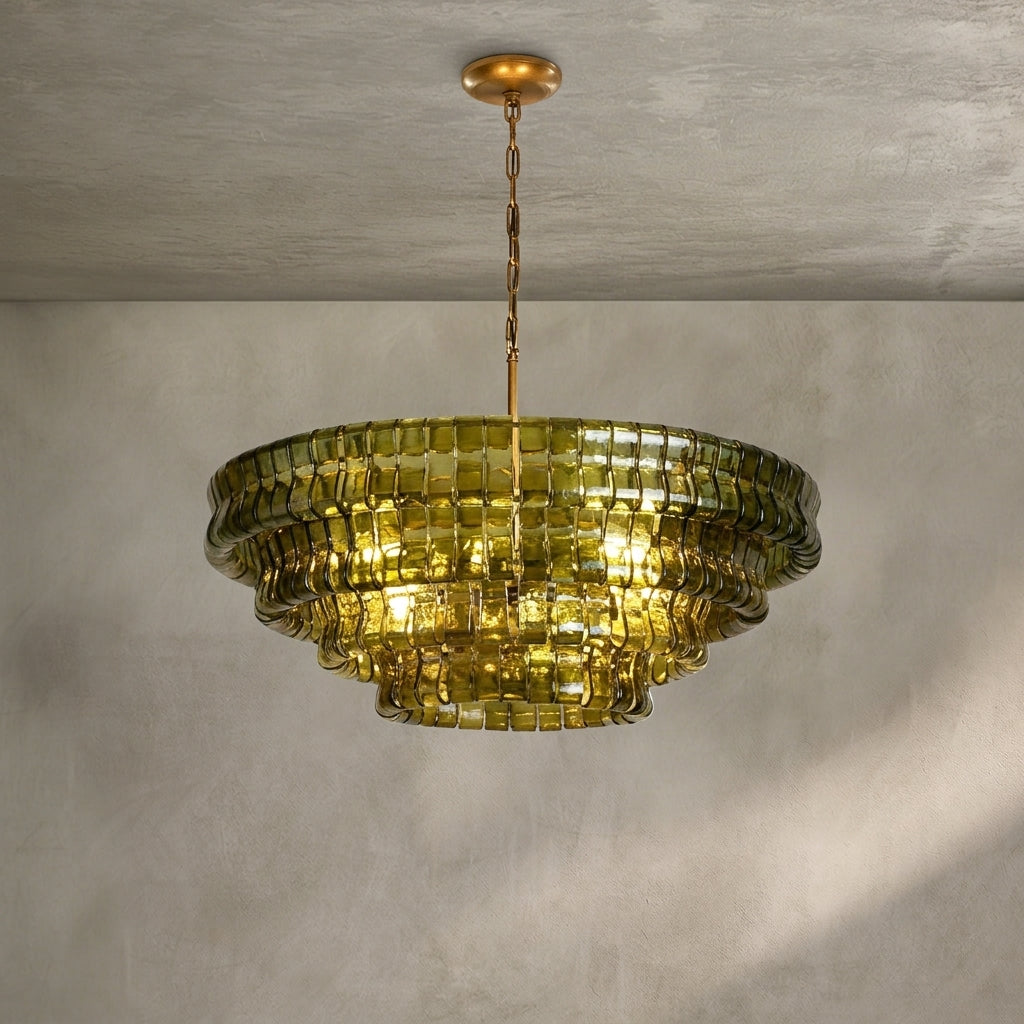 Lamer Lighting Lumina Round Chandelier 24"36"48"60" - Background Shot