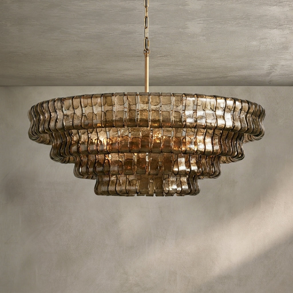 Lamer Lighting Lumina Round Chandelier 24"36"48"60" - Background Shot