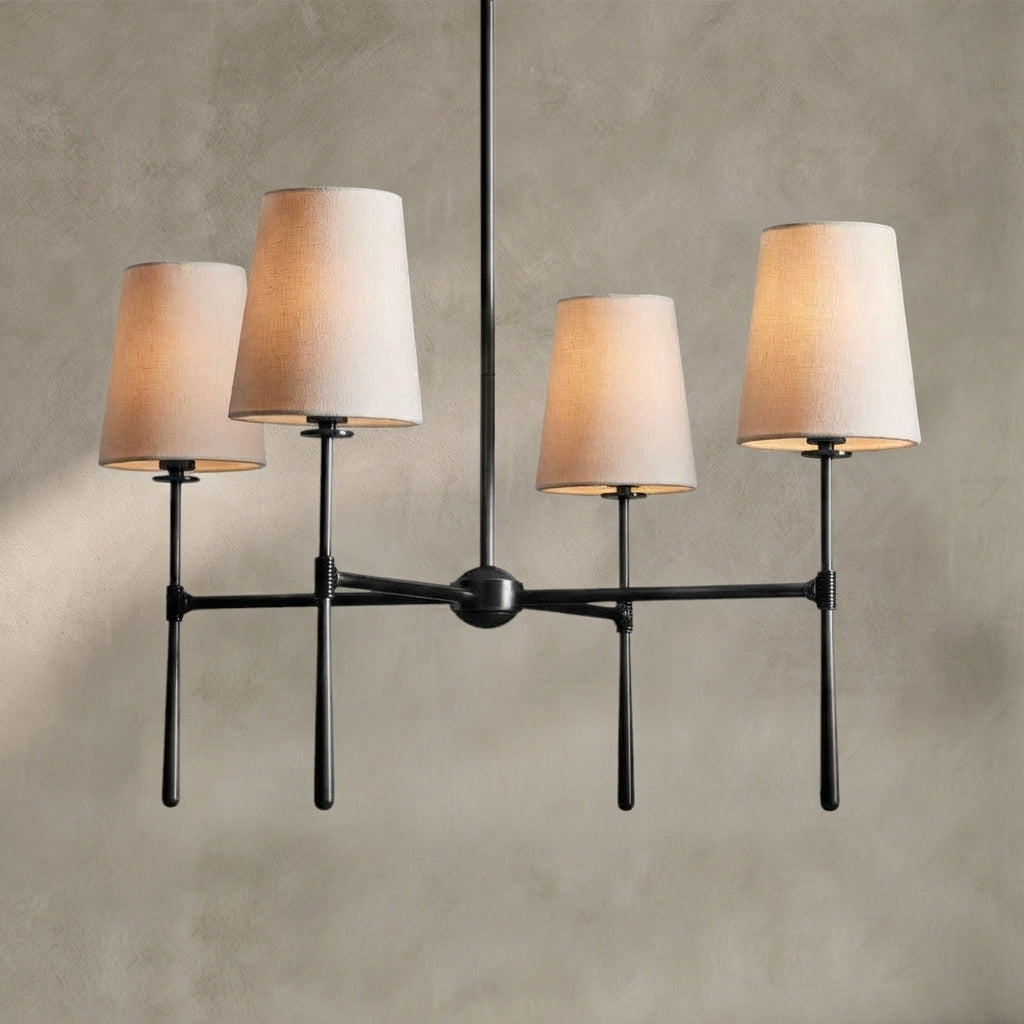 Lamer Lighting Aura Round Chandelier 4/6 Light - Background Shot
