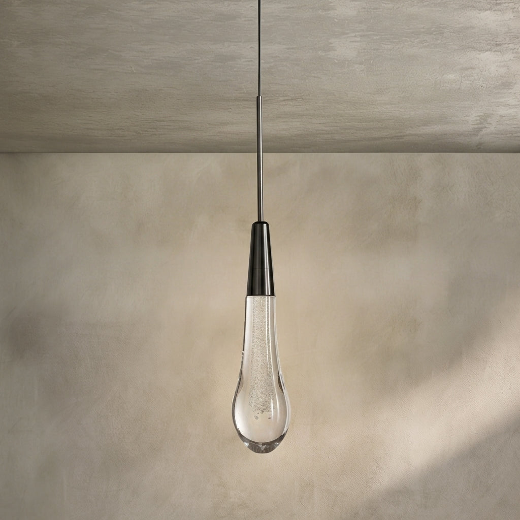 Lamer Lighting Aura 1-Light Linear Pendant 2"W x 2"D x 13.25"H - Background Shot