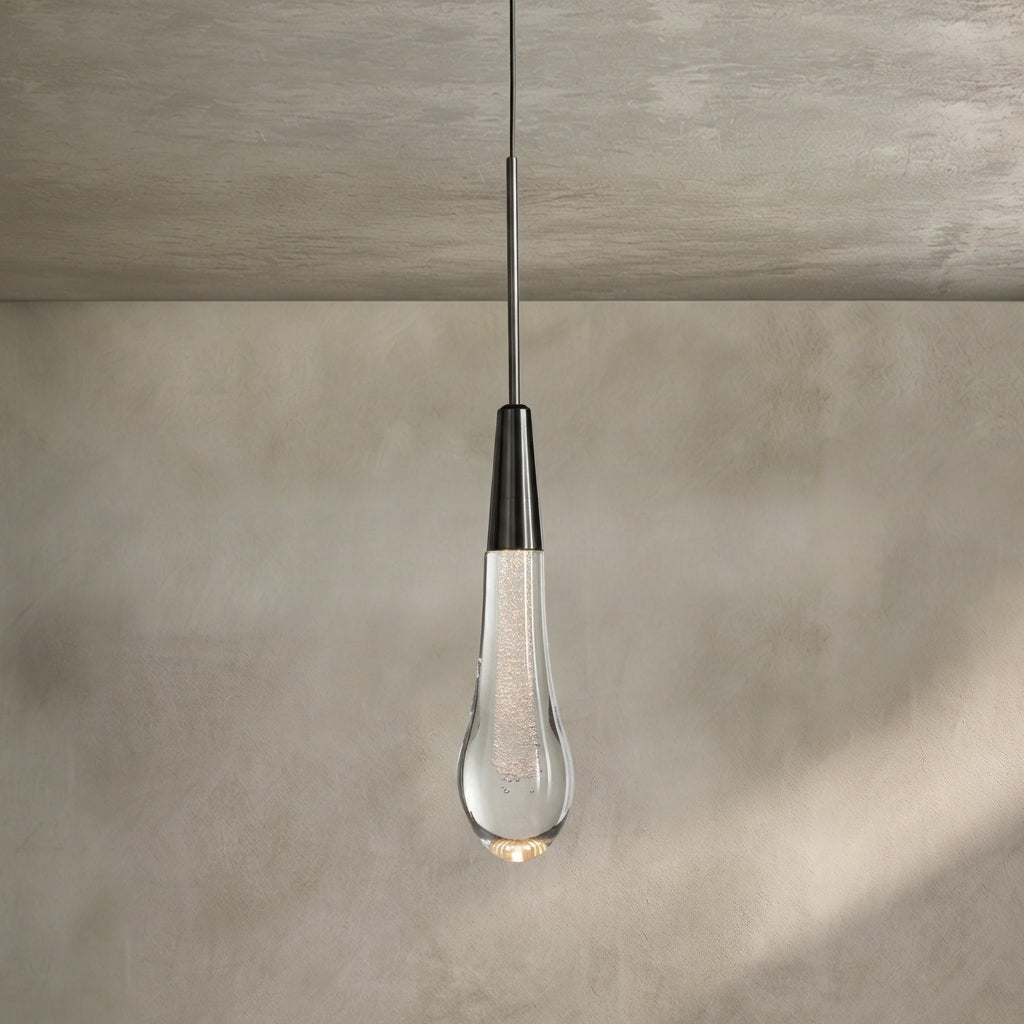 Lamer Lighting Aura 1-Light Linear Pendant 2"W x 2"D x 13.25"H - Background Shot