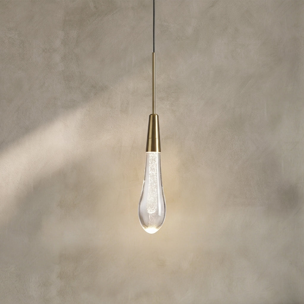 Lamer Lighting Aura 1-Light Linear Pendant 2"W x 2"D x 13.25"H - Background Shot