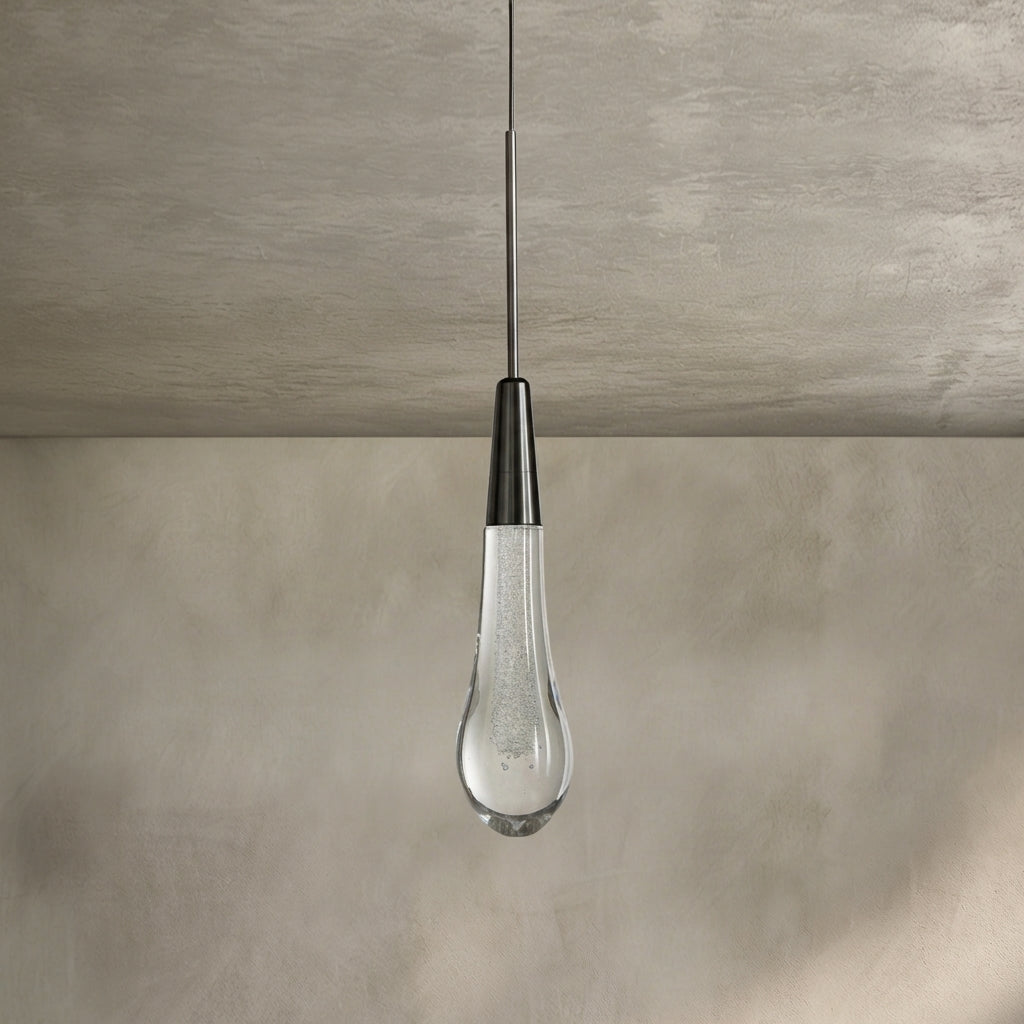 Lamer Lighting Aura 1-Light Linear Pendant 2"W x 2"D x 13.25"H - Background Shot