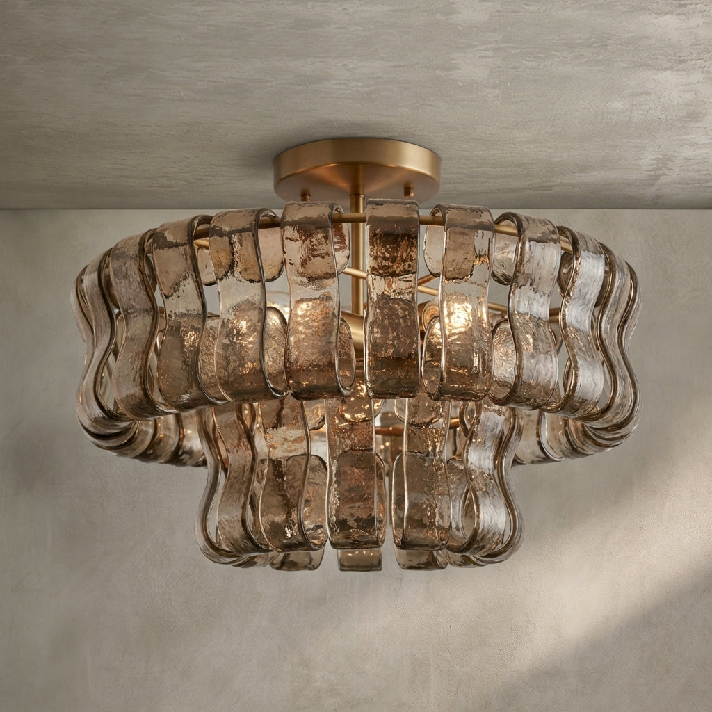 Lamer Lighting Veridian Radiance Flush Mount 18" Diameter - Background Shot