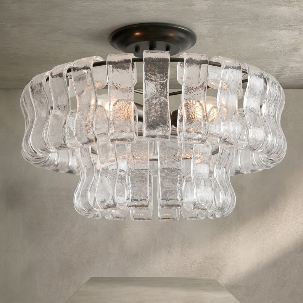 Lamer Lighting Veridian Radiance Flush Mount 18" Diameter - Background Shot