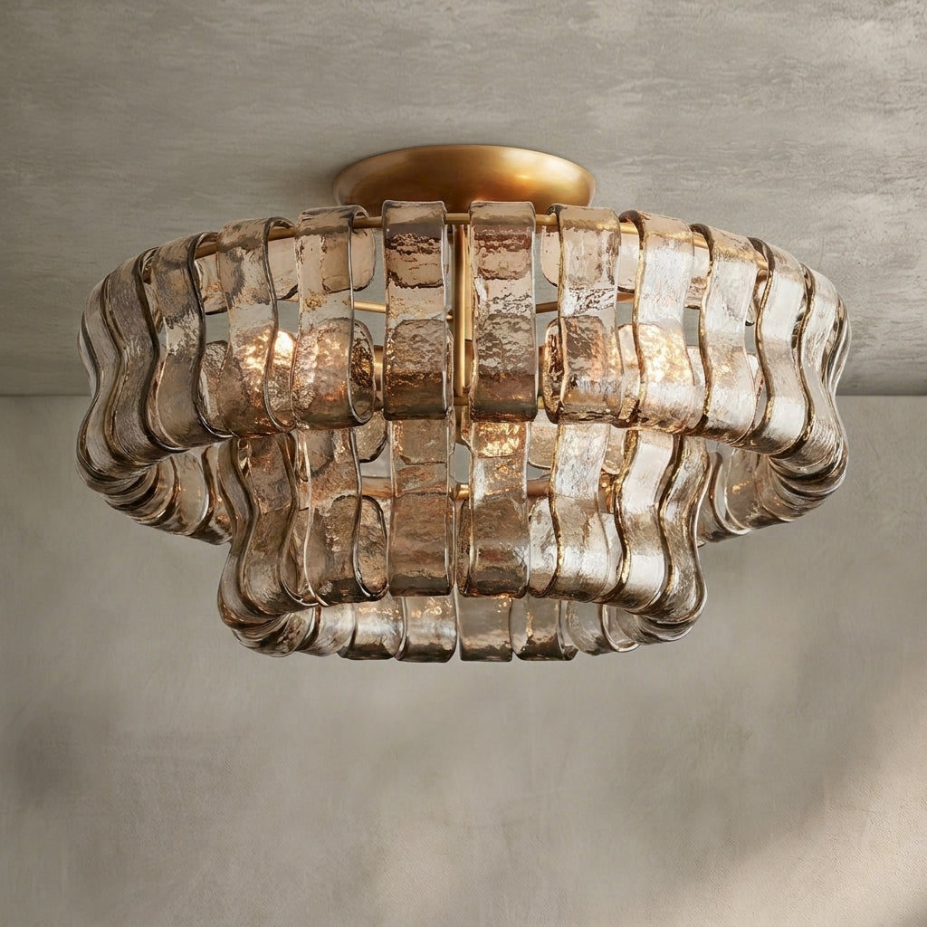 Lamer Lighting Veridian Radiance Flush Mount 18" Diameter - Background Shot