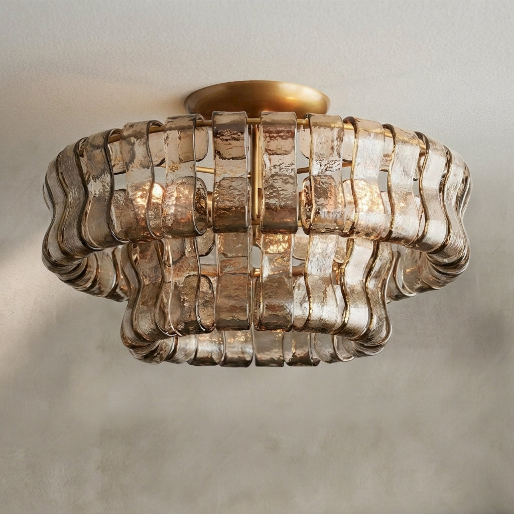 Lamer Lighting Veridian Radiance Flush Mount 18" Diameter - Background Shot