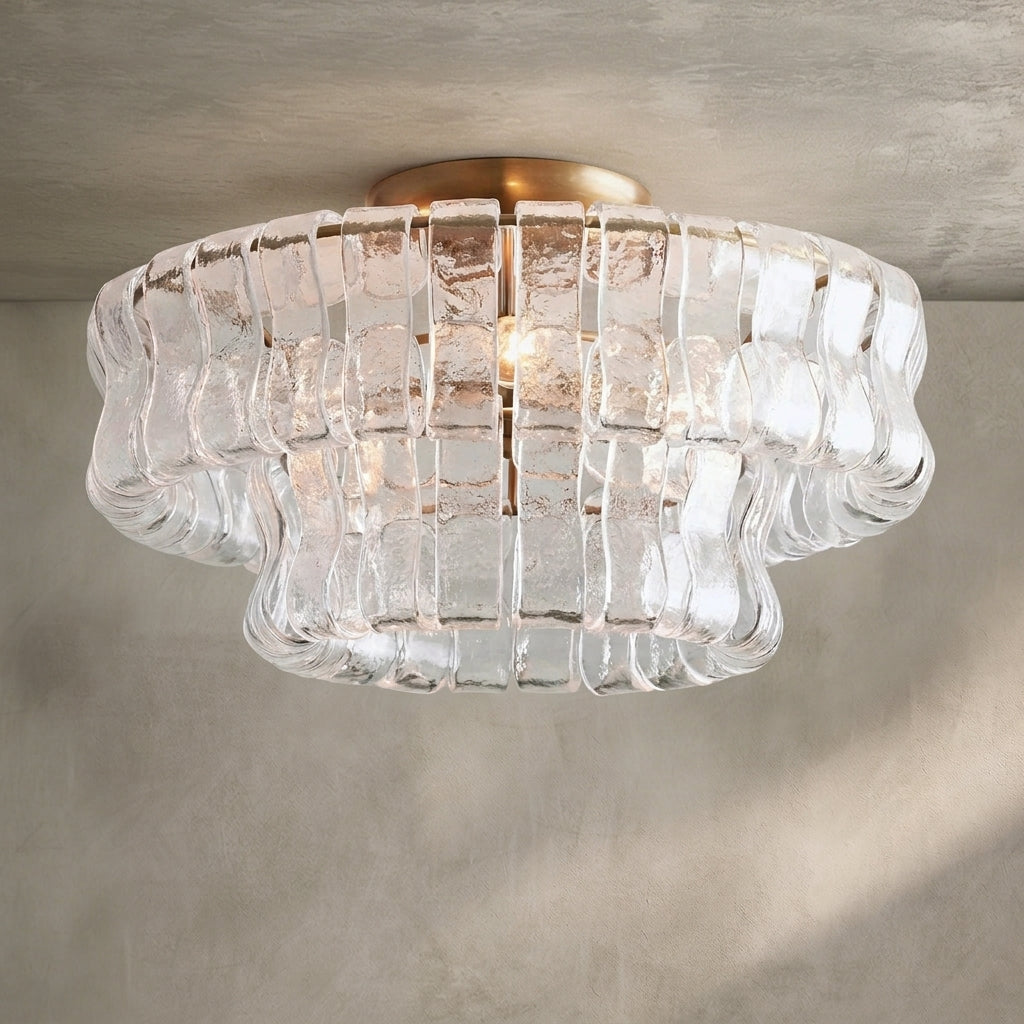 Lamer Lighting Veridian Radiance Flush Mount 18" Diameter - Background Shot