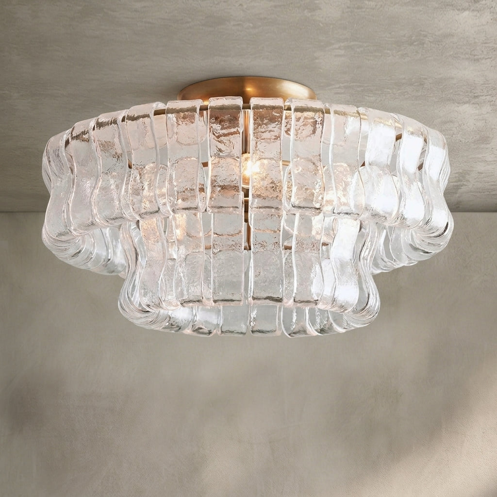 Lamer Lighting Veridian Radiance Flush Mount 18" Diameter - Background Shot