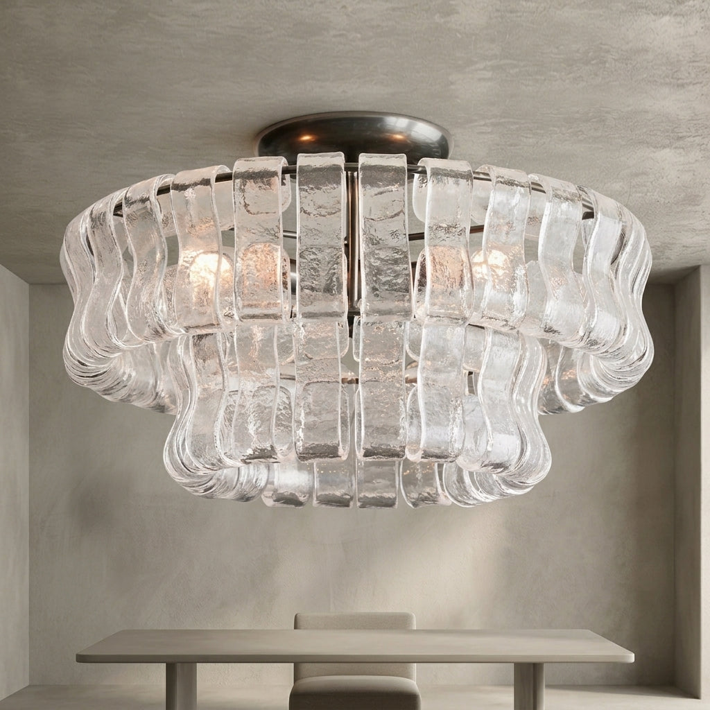 Lamer Lighting Veridian Radiance Flush Mount 18" Diameter - Background Shot