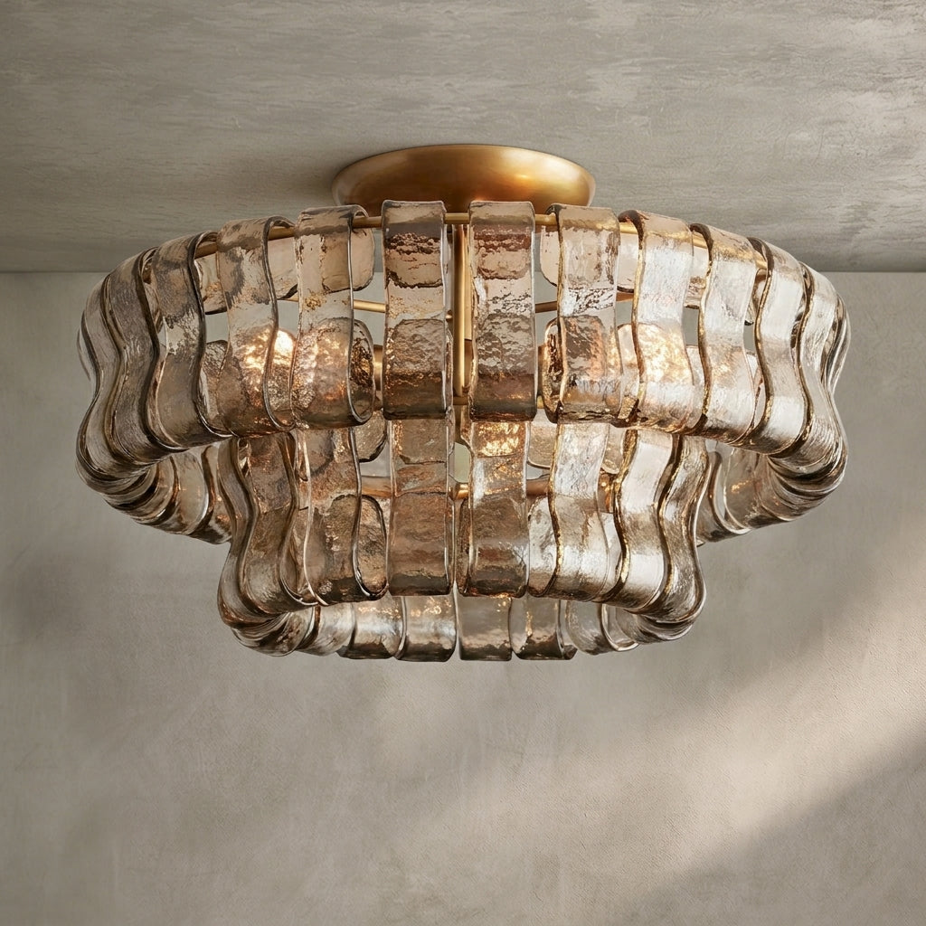 Lamer Lighting Veridian Radiance Flush Mount 18" Diameter - Background Shot