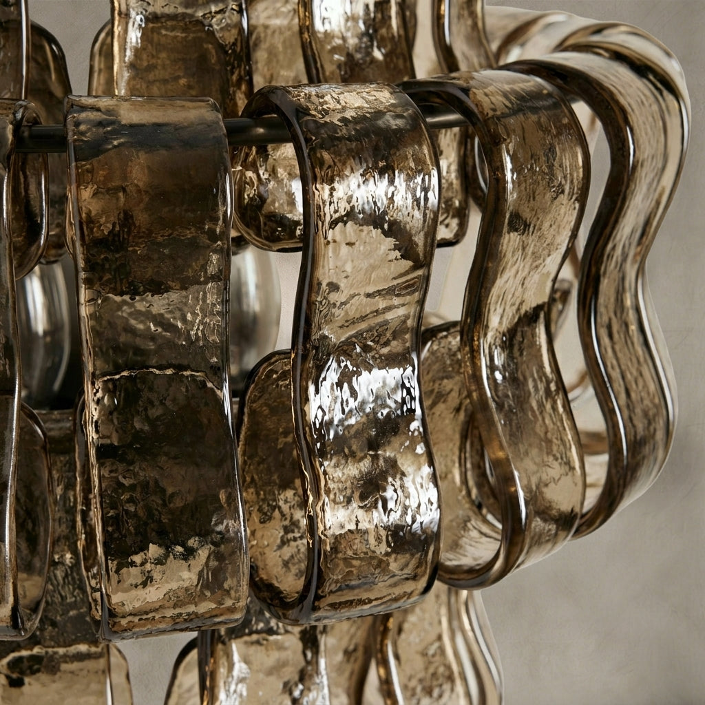 Lamer Lighting Veridian Artisan Glass Sconce - Background Shot
