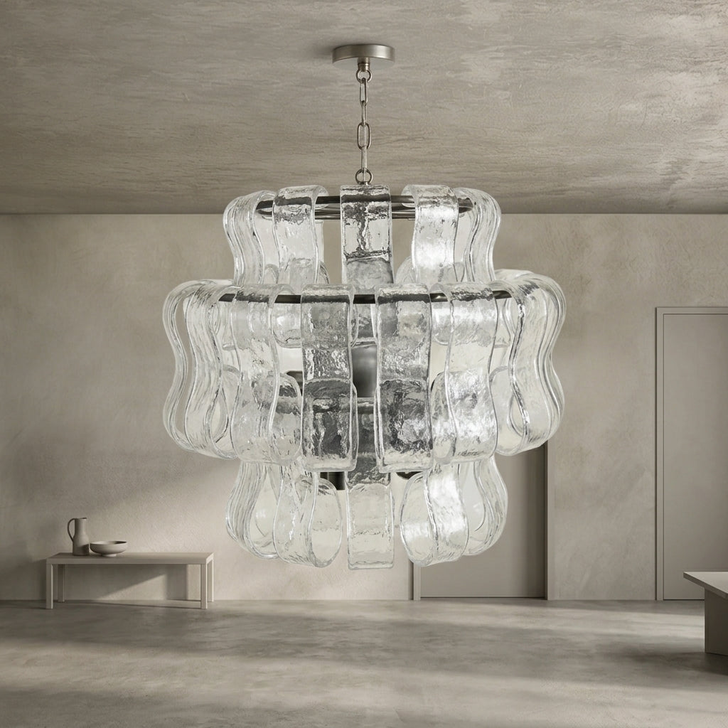 Lamer Lighting Veridian Artisan Glass Sconce - Background Shot