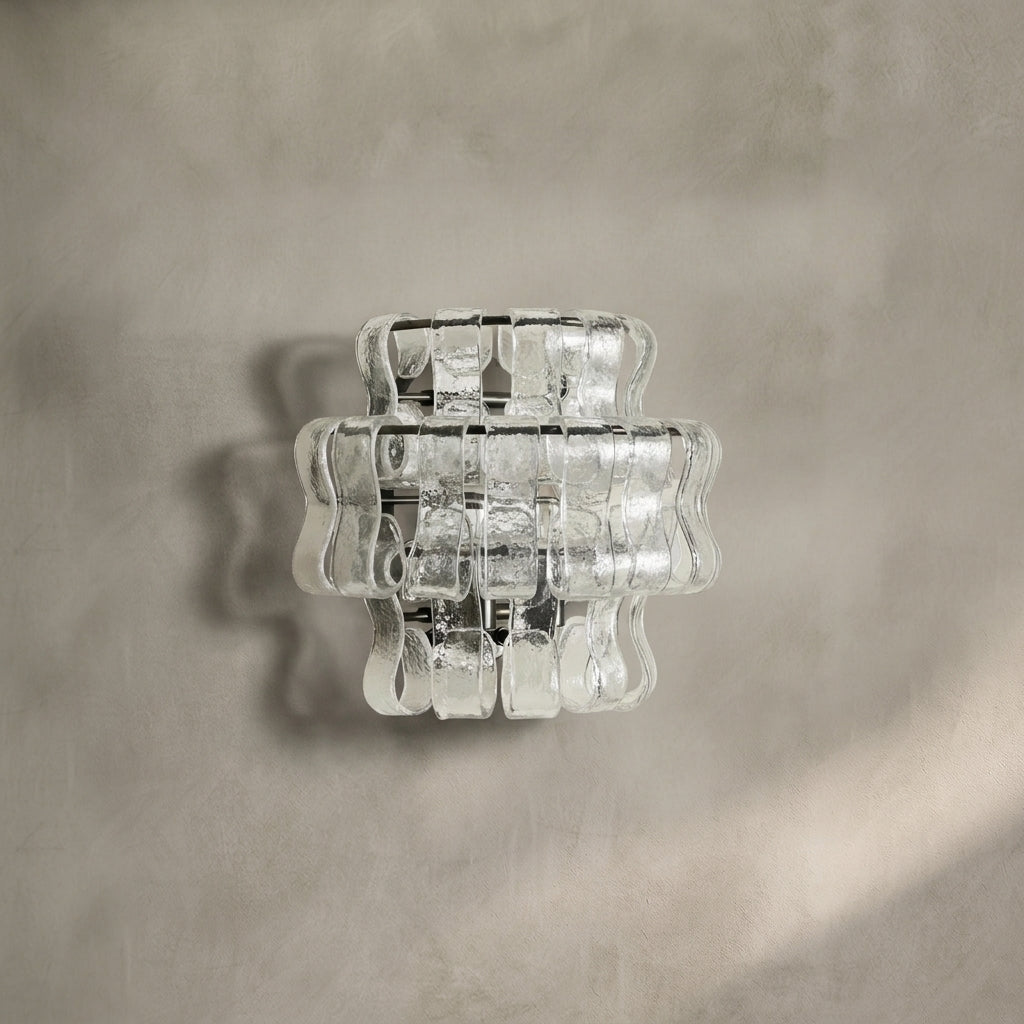 Lamer Lighting Veridian Artisan Glass Sconce - Background Shot