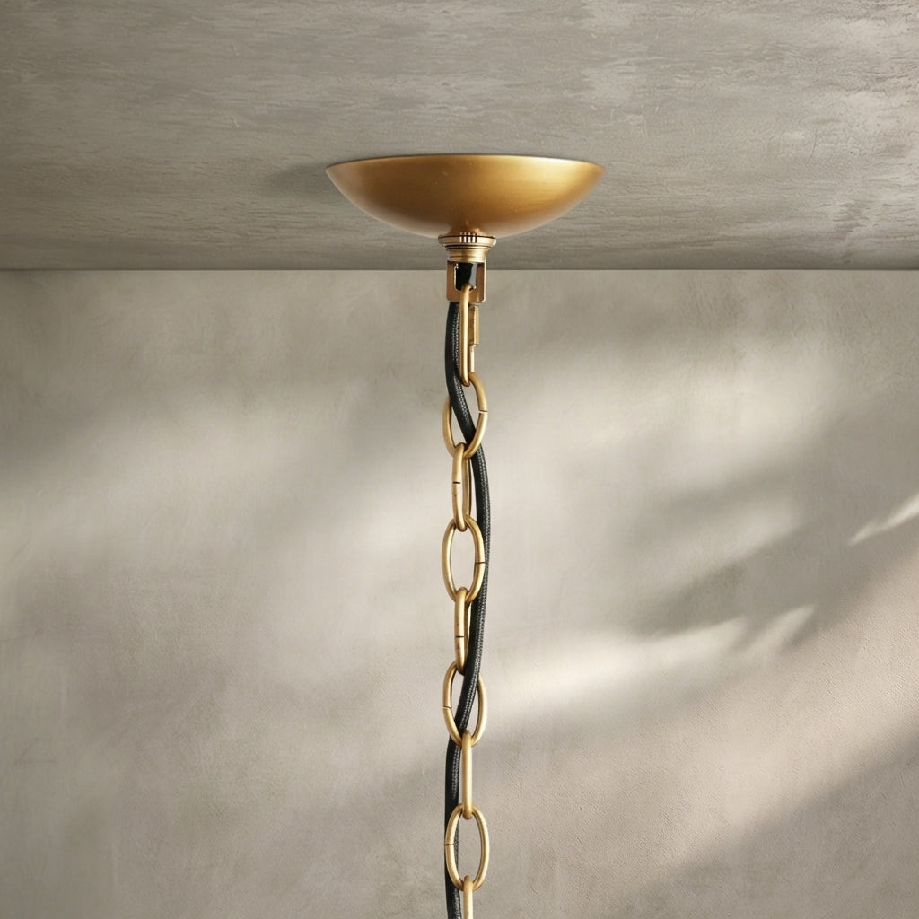 Lamer Lighting Veridian Bloom 6/8 Lights Chandelier 26"32" - Background Shot