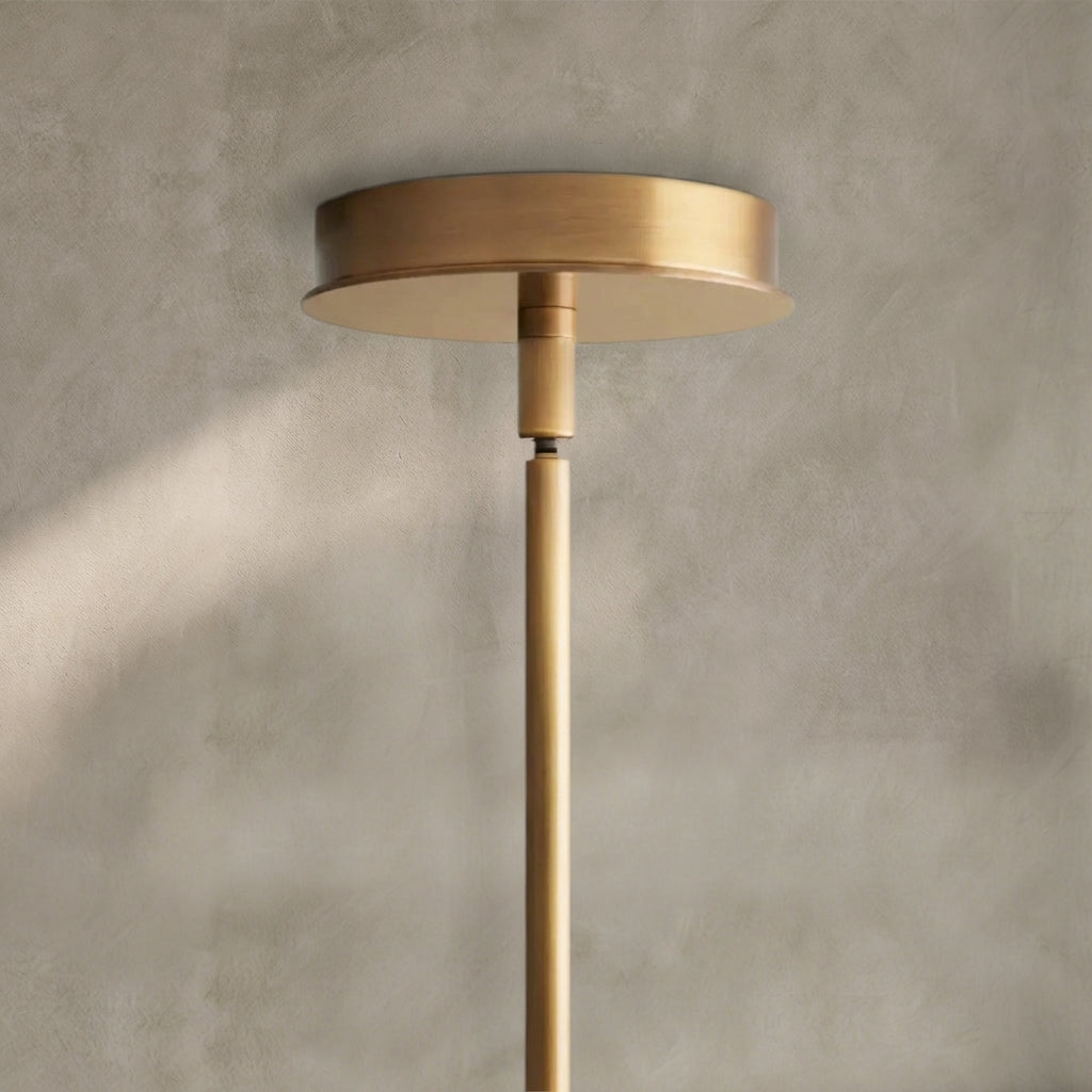 Lamer Lighting Aura Grand Hand-Blown Glass 7-Light Pendant for Staircase Foyer 21.75" Diameter - Background Shot