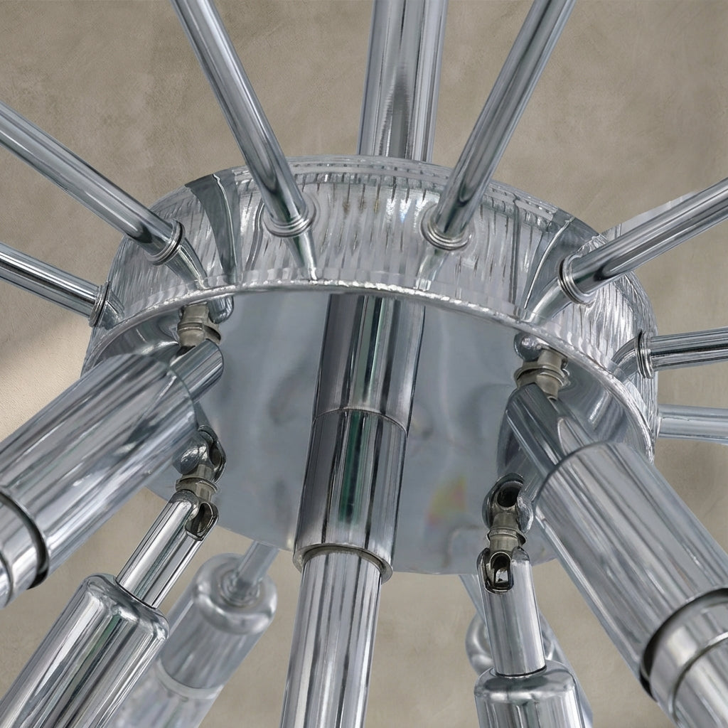 Lamer Lighting Grand Lumina Extra Large Round Crystal Chandelier - Background Shot