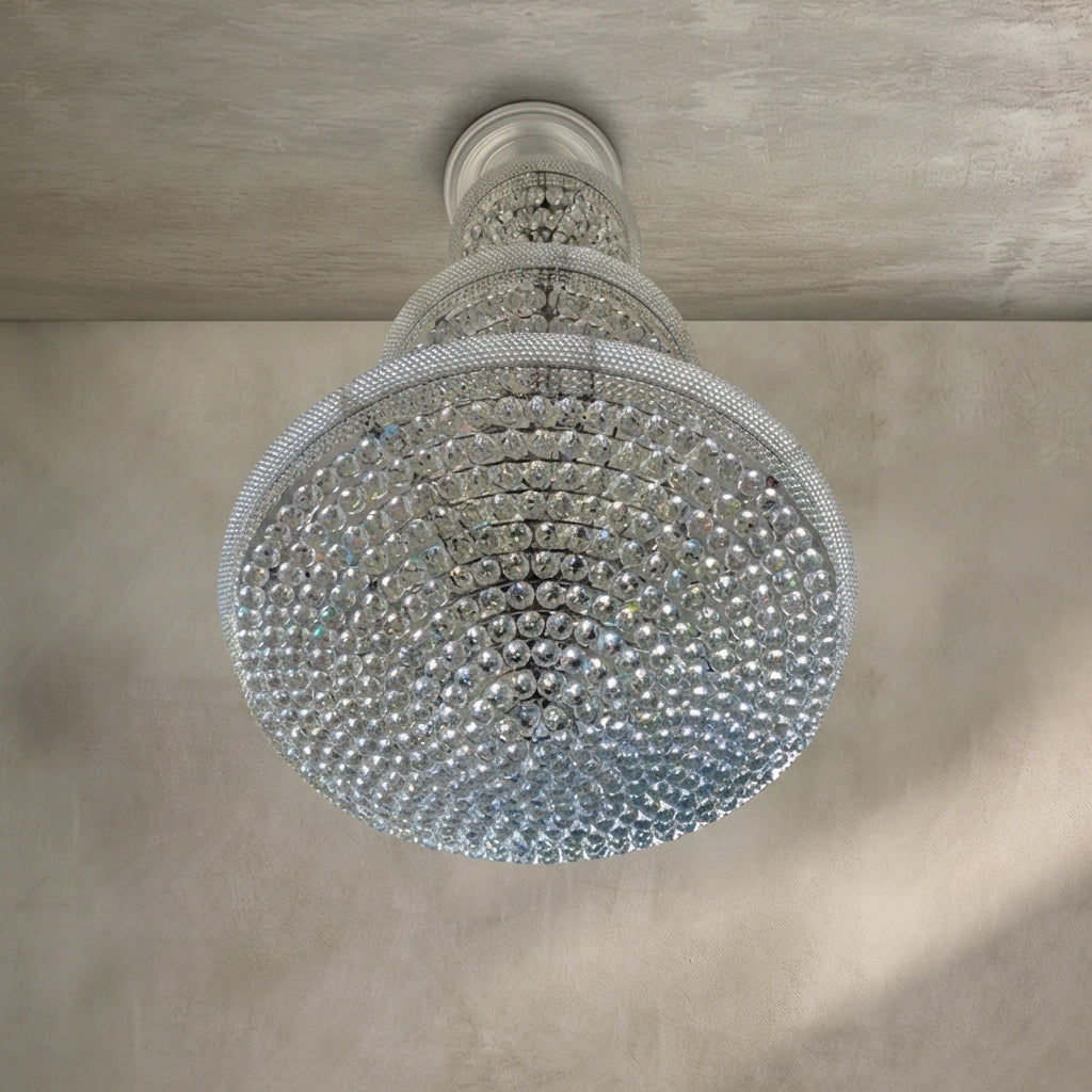 Lamer Lighting Grand Radiance Round Crystal Chandelier - Background Shot