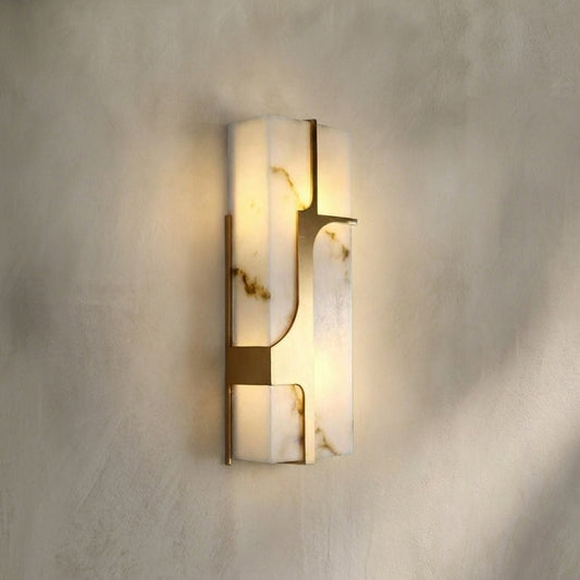 Lamer Lighting Luminous Alabaster Wall Sconce - Background Shot