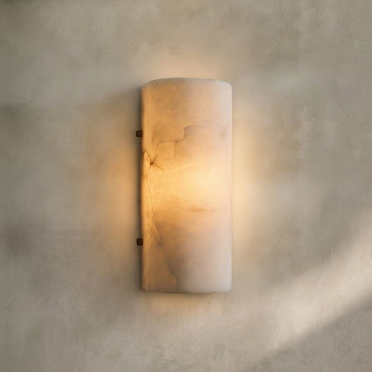 Lamer Lighting Luminous Alabaster Stone Sconce - Background Shot
