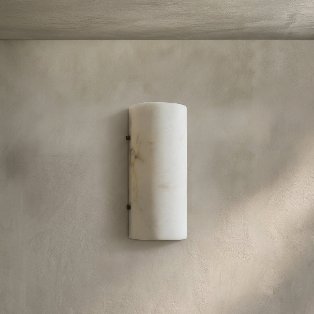 Lamer Lighting Luminous Alabaster Stone Sconce - Background Shot