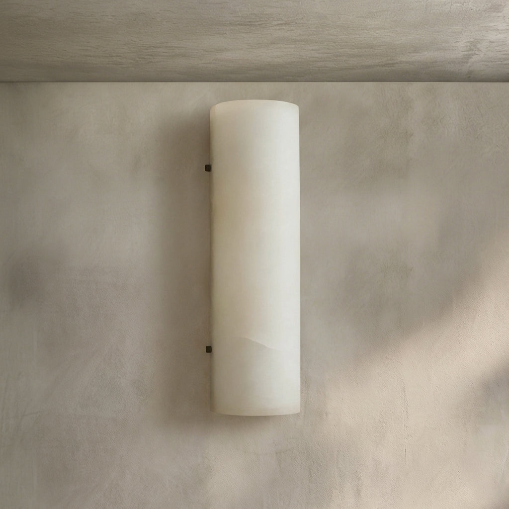 Lamer Lighting Luminous Alabaster Stone Sconce - Background Shot