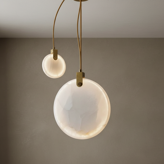 Lamer Lighting Aura Marble Multi-Light Pendant Chandelier - Background Shot
