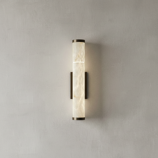 Lamer Lighting Alabaster Linear Wall Sconce - Background Shot