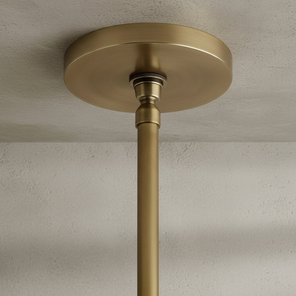 Lamer Lighting Alabaster Cylinder Pendant - Background Shot