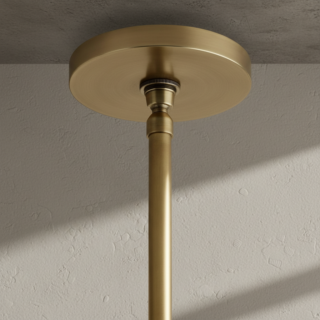 Lamer Lighting Alabaster Cylinder Pendant - Background Shot