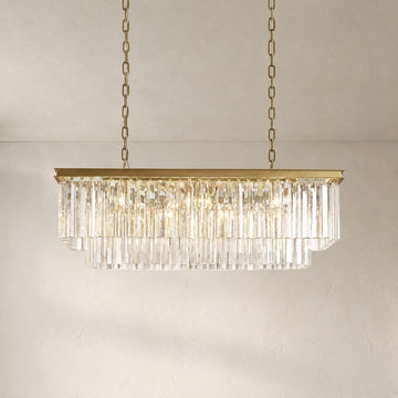 1920S Odaon Rectangular Chandelier 39" 49" 59"