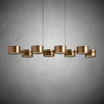Daphne Metal Linear Chandelier 62''72''