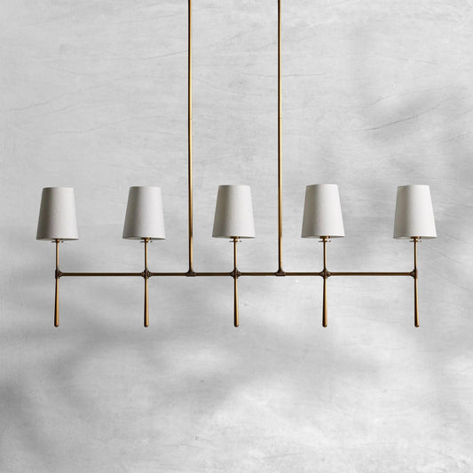 Rhodes Linear Chandelier 5/6 Light