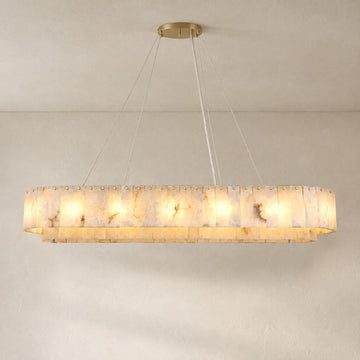 2-Tiers Oval Modern Dining Room Chandelier 53"L