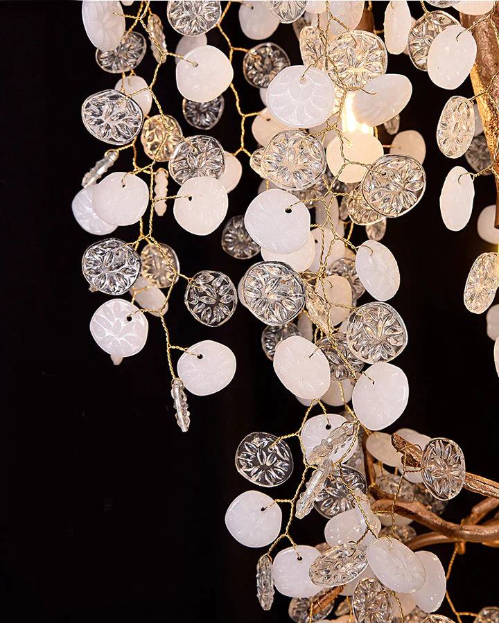 Lamer Lighting Gilded Bloom Branch Chandelier - Background Shot