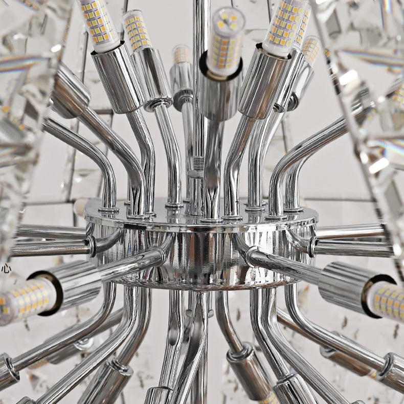 Lamer Lighting Grand Lumina K9 Crystal Chandelier - Background Shot