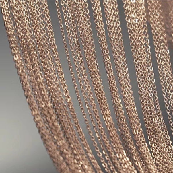 Lamer Lighting Grand Lumina Cascade Tassel Chandelier - Background Shot