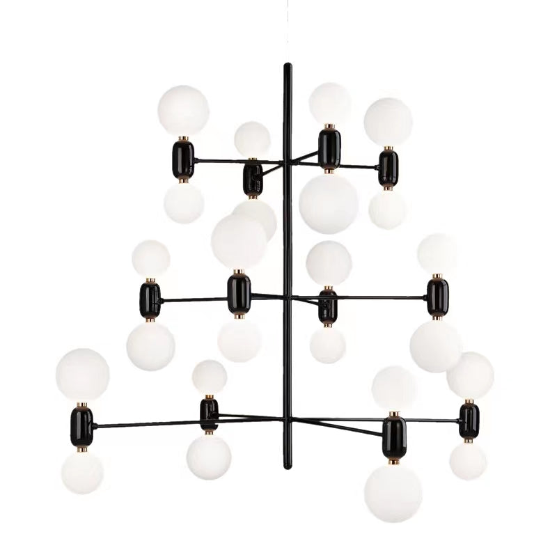 Lamer Lighting Aura Cascade Multi-Bulb Chandelier - Background Shot