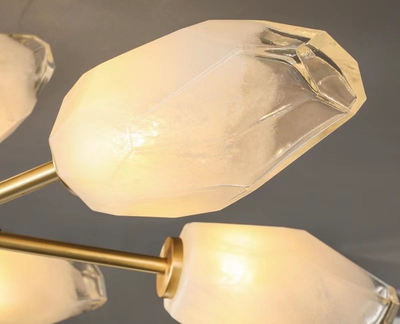 Lamer Lighting Facet Bloom Sputnik Glass Chandelier - Background Shot