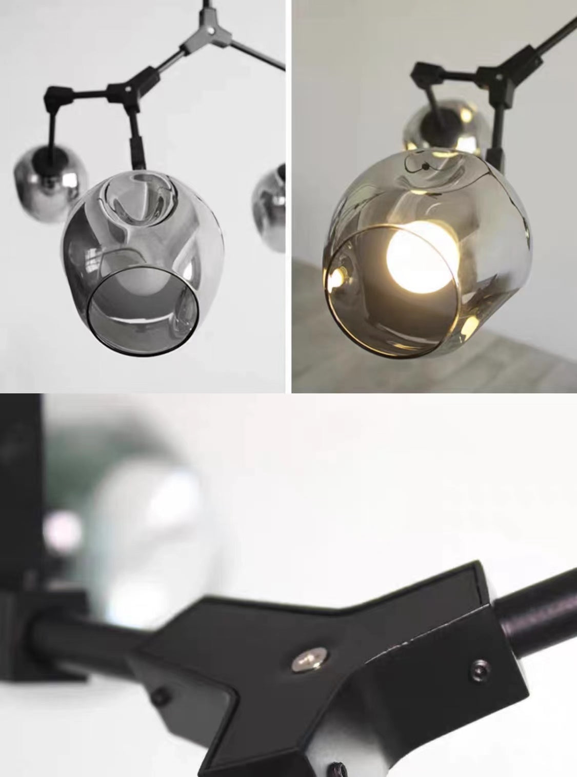 Lamer Lighting Branching Bloom Multiple Pendant Chandelier - Background Shot