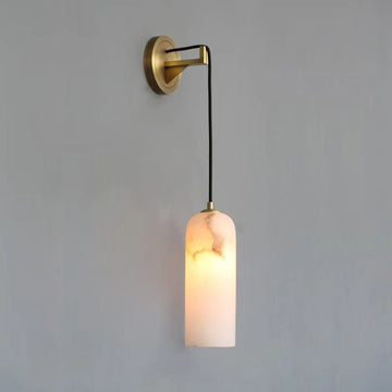 Louise Modern Alabaster Wall Sconce
