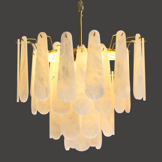 $5000+ Purchase Gift | Alabaster Chandelier 22"